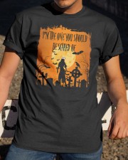 You Should Be Scared HLAD - Nurse Classic T-Shirt apparel-classic-tshirt-lifestyle-28