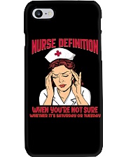 Nurse Definition HLU Phone Case tile