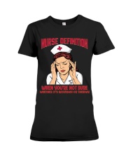 Nurse Definition HLU Premium Fit Ladies Tee tile