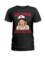 Nurse Definition HLU Ladies T-Shirt tile