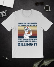 Sexy Freaking Nurse Classic T-Shirt lifestyle-mens-crewneck-front-16