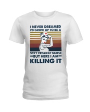 Sexy Freaking Nurse Ladies T-Shirt tile