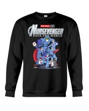 Nursevenger - Save The World - Nurse Crewneck Sweatshirt tile