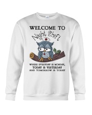 Welcome To Night Shift HLU - Nurse Crewneck Sweatshirt tile