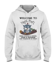 Welcome To Night Shift HLU - Nurse Hooded Sweatshirt tile