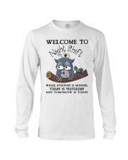 Welcome To Night Shift HLU - Nurse Long Sleeve Tee tile