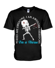 I'm a Nurse TSU V-Neck T-Shirt tile