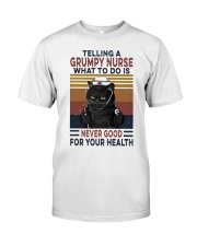 Telling A Grumpy Nurse What To Do Never Good Premium Fit Mens Tee tile