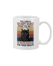 Telling A Grumpy Nurse What To Do Never Good Mug tile