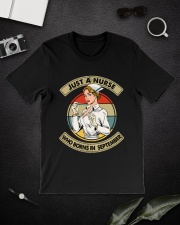 Just A Nurse Who Borns In September Classic T-Shirt lifestyle-mens-crewneck-front-16