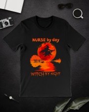 Nurse By Day - Witch By Night Classic T-Shirt lifestyle-mens-crewneck-front-16