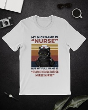 My Full Name Is Nurse Nurse Nurse Nurse Nurse Classic T-Shirt lifestyle-mens-crewneck-front-16