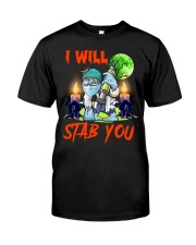 I Will Stab You HL - Halloween Premium Fit Mens Tee tile