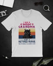 Retired Nurse - Nothing Scares Me TL - Nurse Classic T-Shirt lifestyle-mens-crewneck-front-16