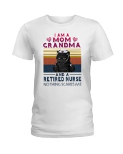 Retired Nurse - Nothing Scares Me TL - Nurse Ladies T-Shirt tile