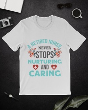 A Retired Nurse HLU Classic T-Shirt lifestyle-mens-crewneck-front-16