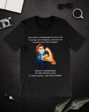6 Feet Back - I Am The Storm TS - Nurse Classic T-Shirt lifestyle-mens-crewneck-front-16