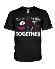 We're All In This Together - Nurse V-Neck T-Shirt tile
