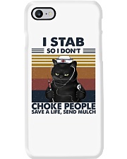I Stab So I Don't Choke People HL - Nurse Phone Case tile