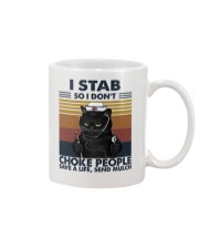 I Stab So I Don't Choke People HL - Nurse Mug tile