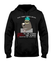Three Simple Rules HLD - Nurse Hooded Sweatshirt tile