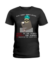 Three Simple Rules HLD - Nurse Ladies T-Shirt tile