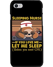 Sleeping Nurse HSU Phone Case tile