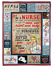 Nurse Blanket HLA Small Fleece Blanket - 30" x 40" front
