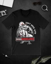Don't Mess With Mama Nurse Saurus HL - Nurse Classic T-Shirt lifestyle-mens-crewneck-front-16