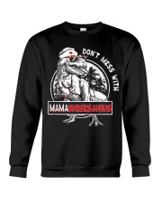 Don't Mess With Mama Nurse Saurus HL - Nurse Crewneck Sweatshirt tile