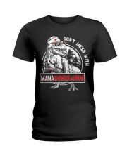 Don't Mess With Mama Nurse Saurus HL - Nurse Ladies T-Shirt tile