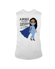 A Nurse Is Basically A Superhero In Scrubs HL Sleeveless Tee tile