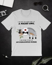 I Am An Exhausted Nurse HSL Classic T-Shirt lifestyle-mens-crewneck-front-16