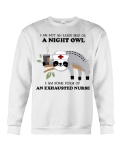 I Am An Exhausted Nurse HSL Crewneck Sweatshirt tile