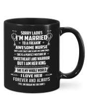 Married To A Freaking Awesome Nurse HLL Mugs tile