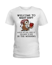 Welcome To Night Shift HLL - Nurse Ladies T-Shirt tile