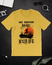 My Broom Broke So I Am A Nurse HS - Nurse Classic T-Shirt lifestyle-mens-crewneck-front-16