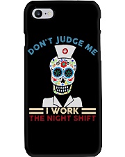 Don't judge Night shift HLU- Nurse Phone Case tile