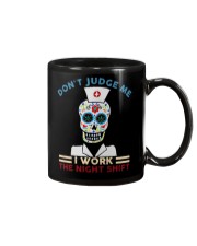 Don't judge Night shift HLU- Nurse Mug tile