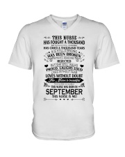 September Nurse HL - Nurse V-Neck T-Shirt tile