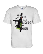 In A World Full Of Basic Nurses Be A Nurse HLA V-Neck T-Shirt tile