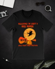 Believing I'm Just A Nice Nurse Was Your Mistake Classic T-Shirt lifestyle-mens-crewneck-front-16