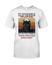 My Nickname Is Nurse Premium Fit Mens Tee tile