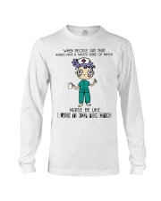 Nurses Laugh To Keep From Crying TLD Long Sleeve Tee tile