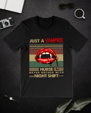 Just A Vampire Nurse Never Bother With Night Shift Classic T-Shirt lifestyle-mens-crewneck-front-16