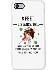 6 Feet Distance - Nurse Phone Case tile