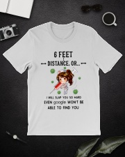 6 Feet Distance - Nurse Classic T-Shirt lifestyle-mens-crewneck-front-16