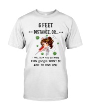 6 Feet Distance - Nurse Premium Fit Mens Tee tile