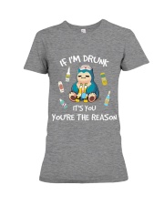 I'm drunk HLAU - Nurse Premium Fit Ladies Tee tile