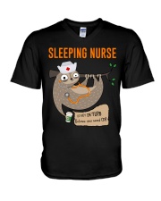 Sleeping Nurse HSD V-Neck T-Shirt tile